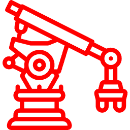 Industrial Machinery Automation Icon